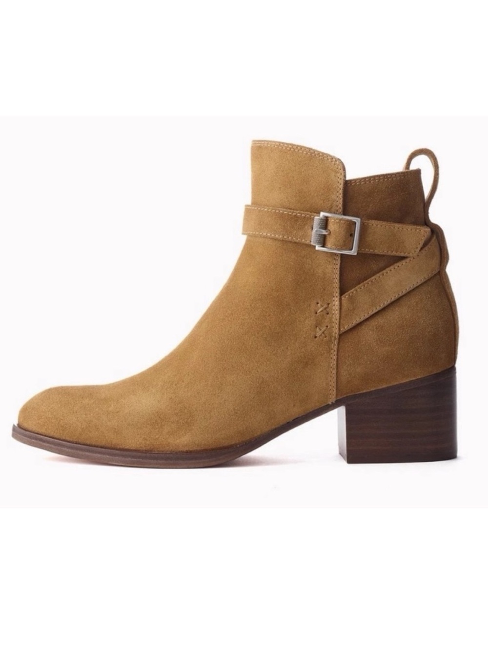 Rag & Bone Walker Suede Buckle Boots